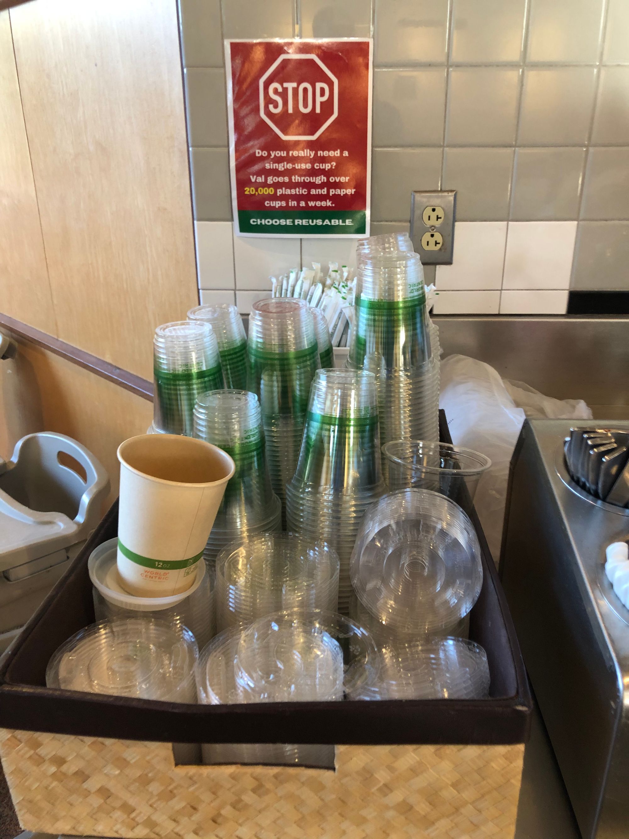 Starbucks is phasing out its single-use cups