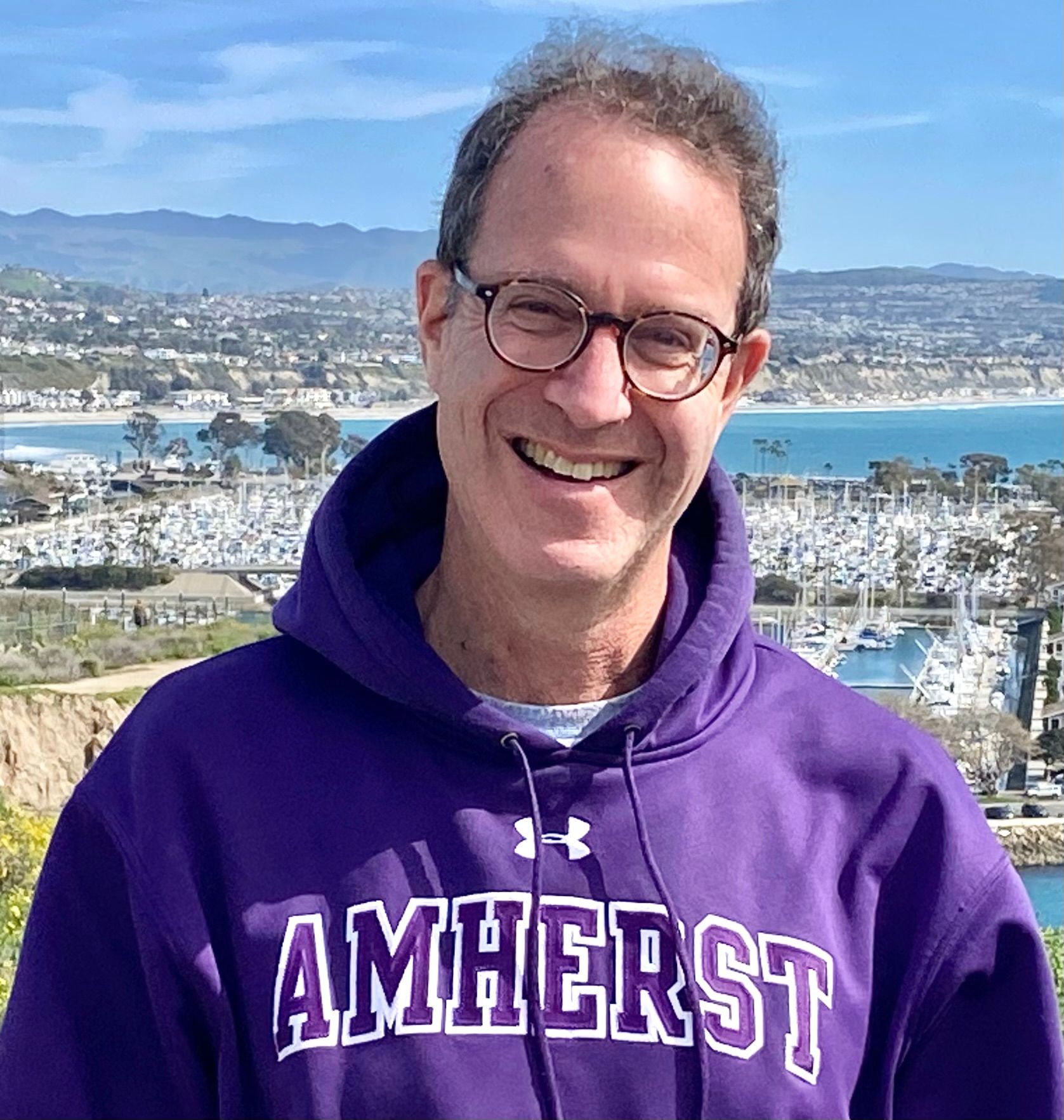 Photo of Blair Kamin, donning an Amherst sweatshirt.