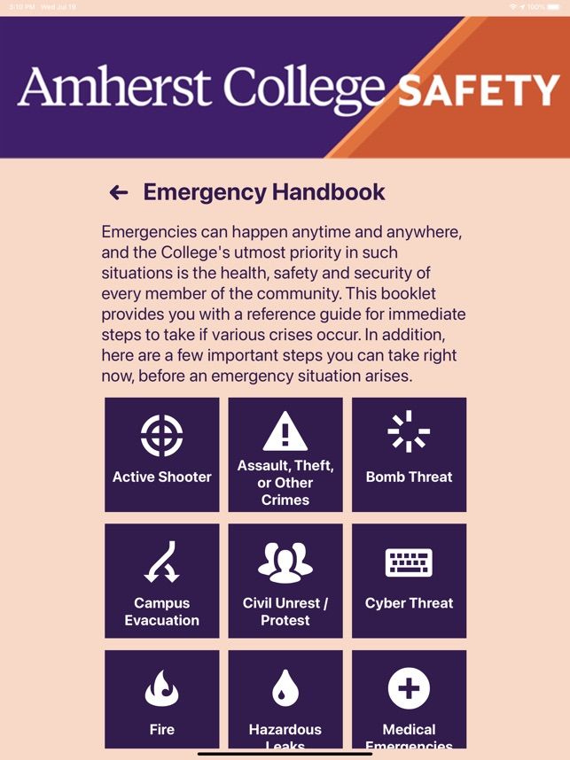 Amherst Campus Safety: A Branch Breakdown