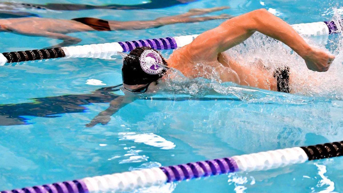 Men Swim for Records, Third at NESCACs