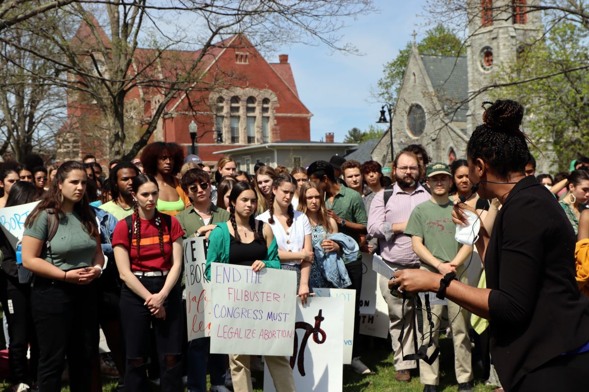 Students Rally for Reproductive Justice Following Leaked Supreme Court Opinion