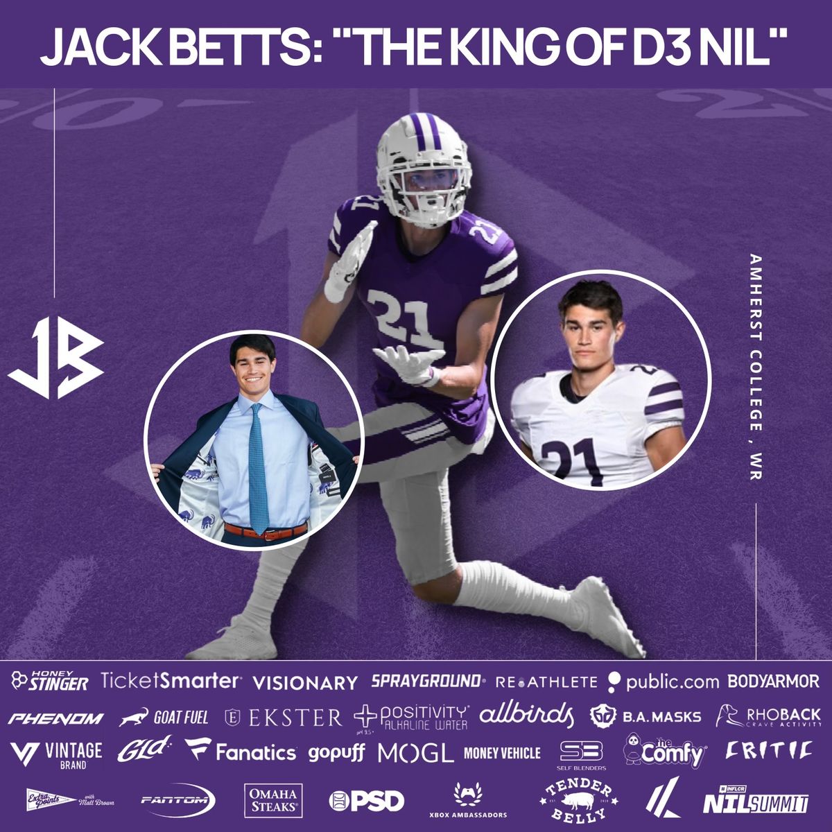 Jack Betts ’24E: The King of Division III NIL