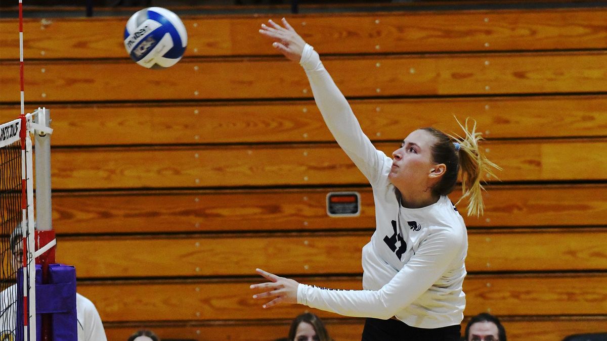 Volleyball Brings Out Brooms Against NESCAC Competition