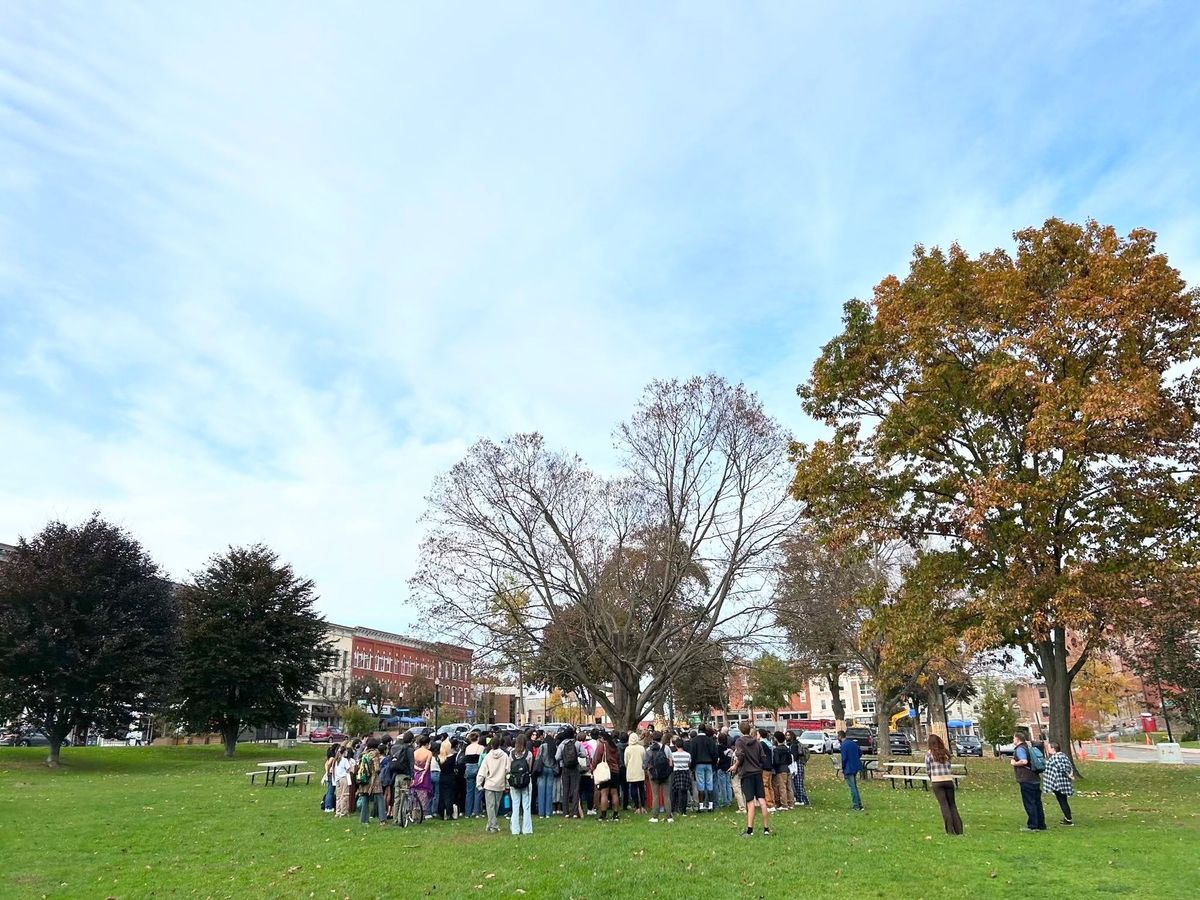 Students Stage Walkout for Palestine, Call for Admin Action