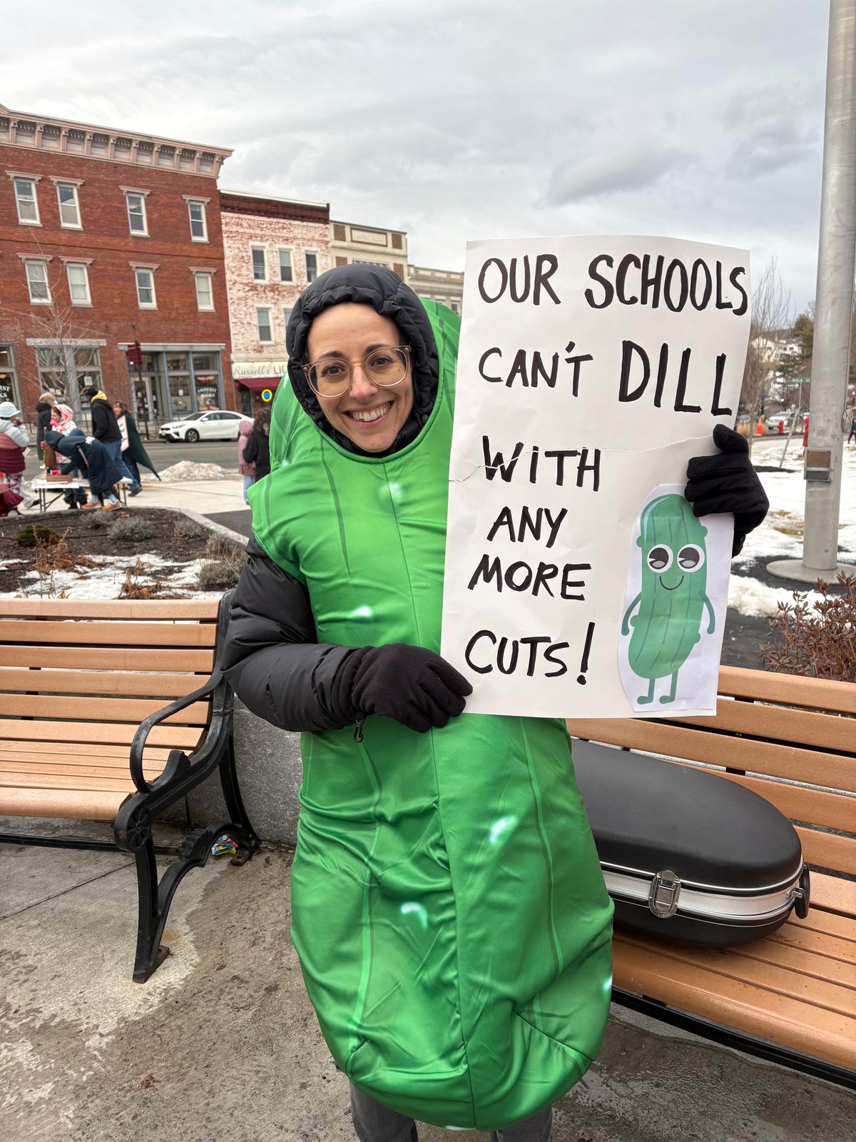 Town Members Protest Proposed Amherst Public School Budget Cuts