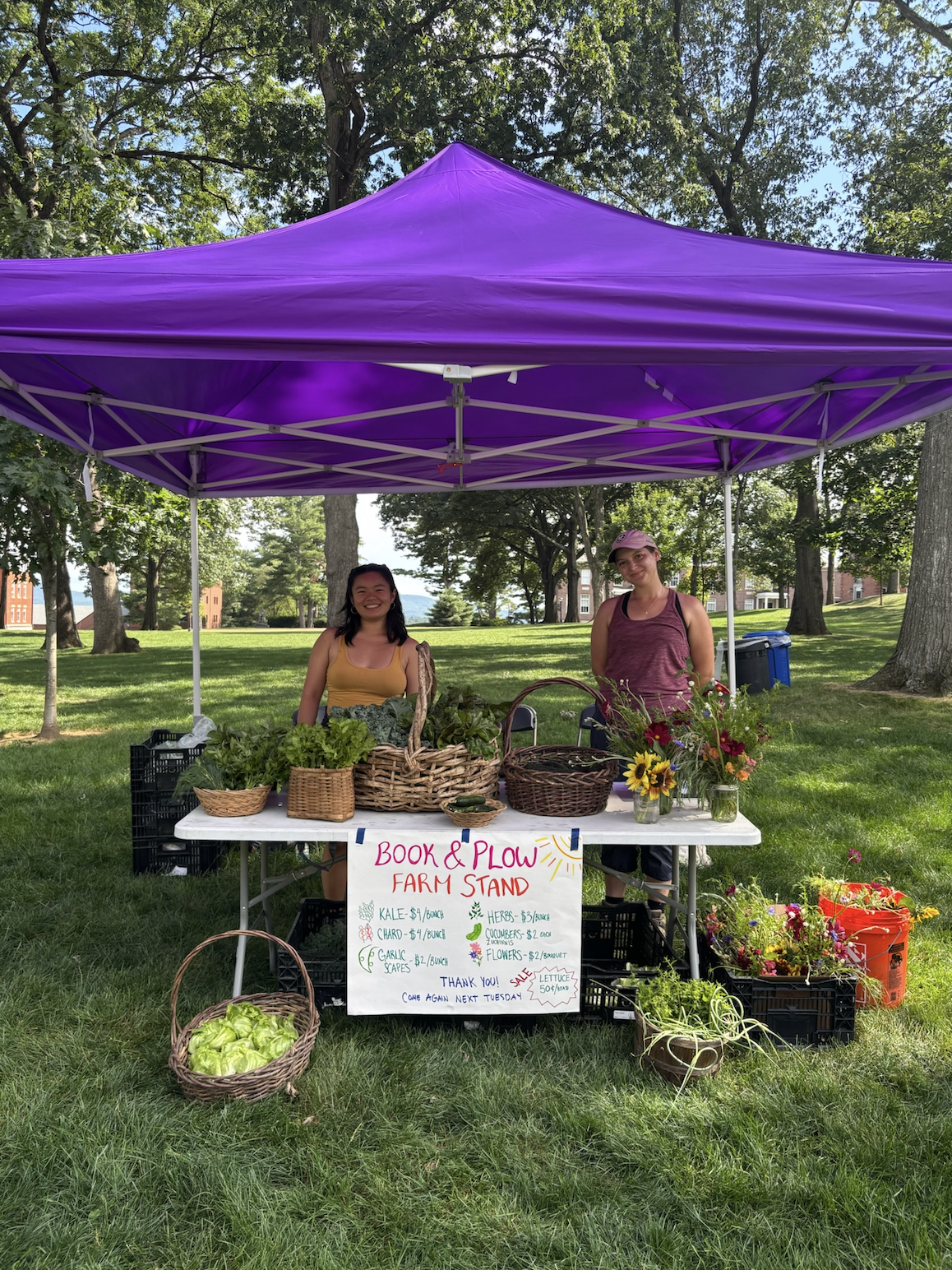 Book & Plow Farm Arrives on Campus