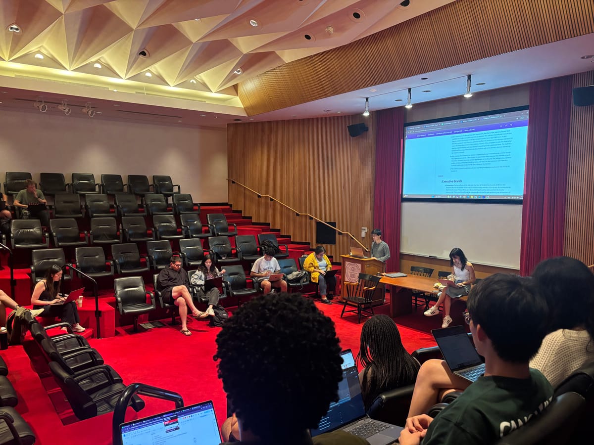 First-Year Senators Share New Campus Ideas