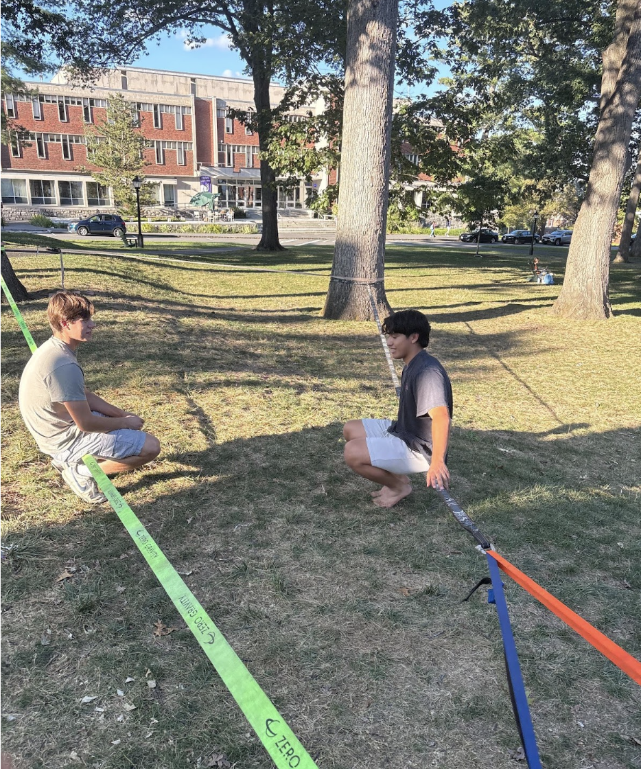 Wobbling Mammoths: How a Slackline Took Over the First-Year Quad