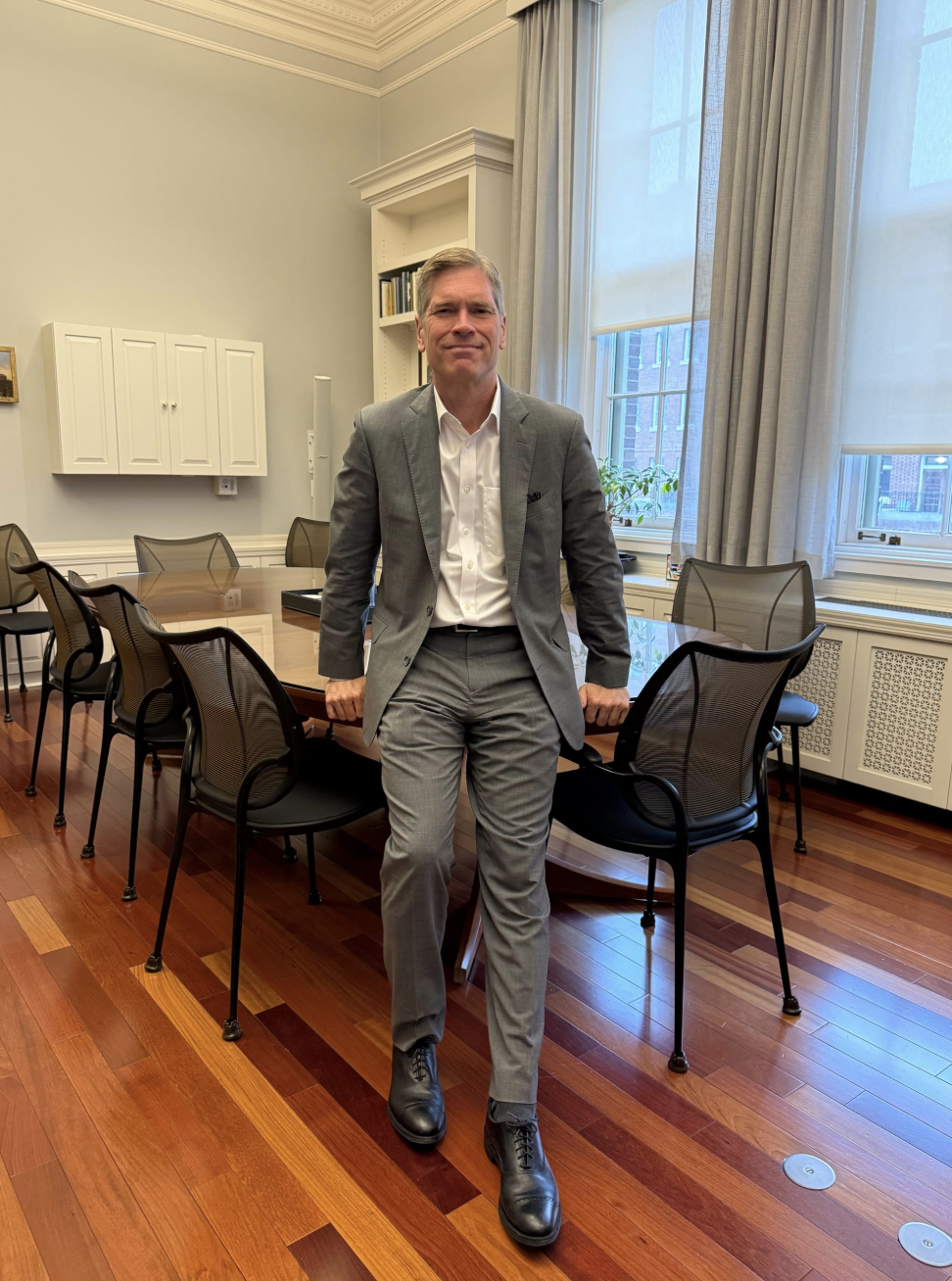 Woolly Fashion: President Michael Elliott and Quincy Smith