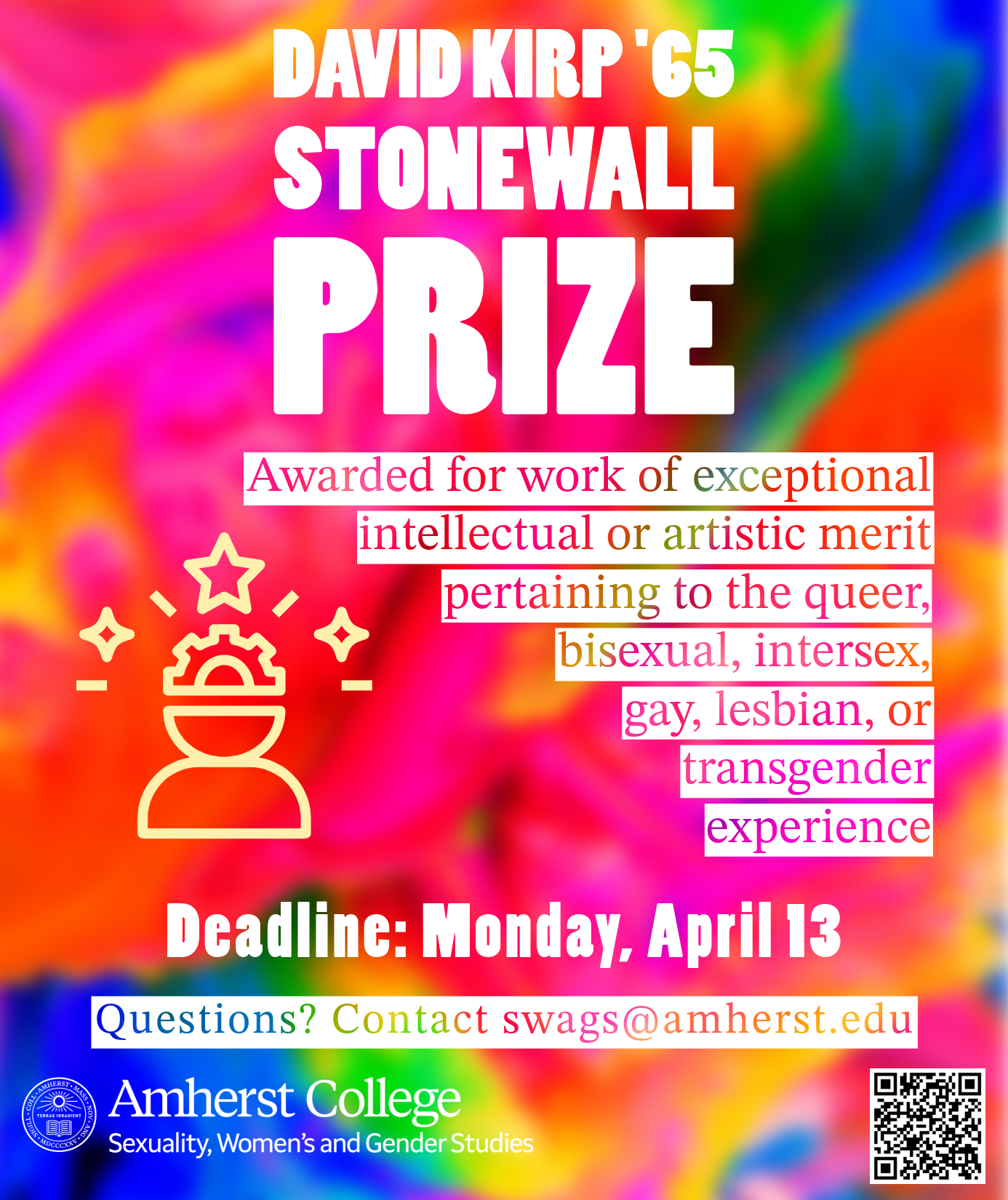David Kirp ’65 Stonewall Prize — Sexuality, Women’s, and Gender Studies
