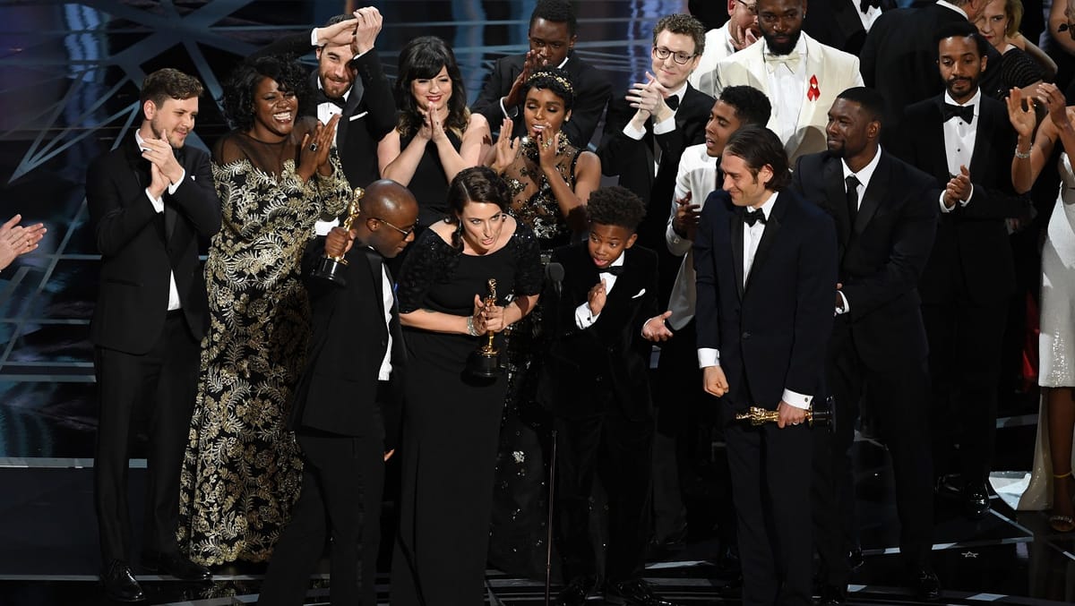 Oscar Night's Twist Ending Overshadows Award's Record Diversity