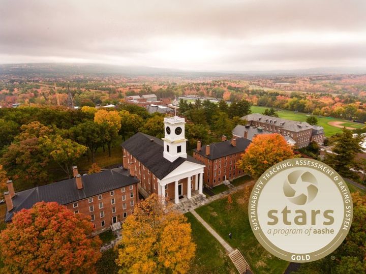 Amherst Earns Gold Star in Sustainability