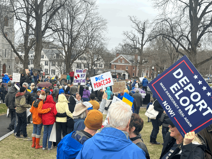 Town of Amherst Participates in Nationwide “Hands Off!” Protest