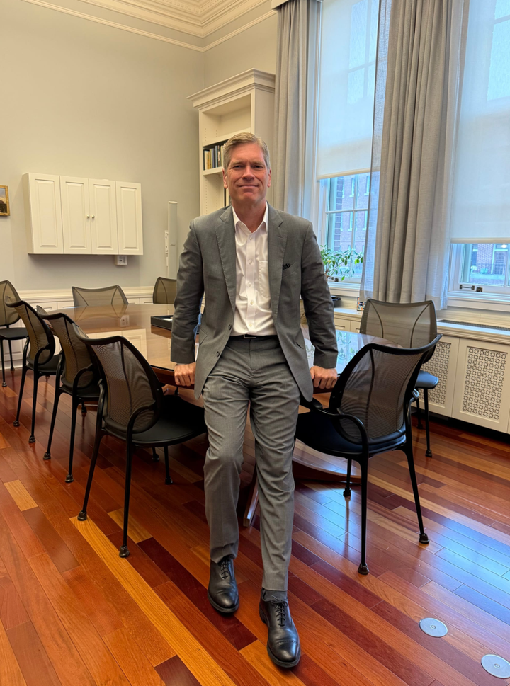 Woolly Fashion: President Michael Elliott and Quincy Smith