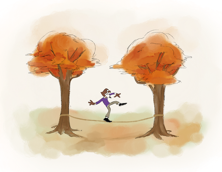 Wobbling Mammoths: How a Slackline Took Over the First-Year Quad