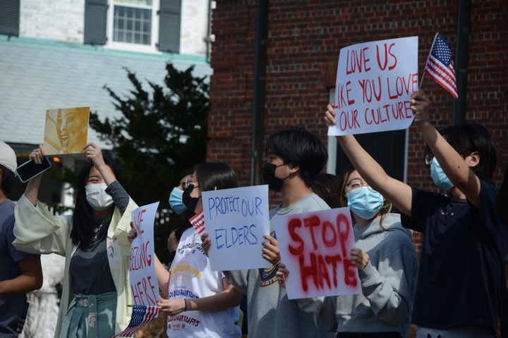 College Community Shows Solidarity in Stop Asian Hate Rally