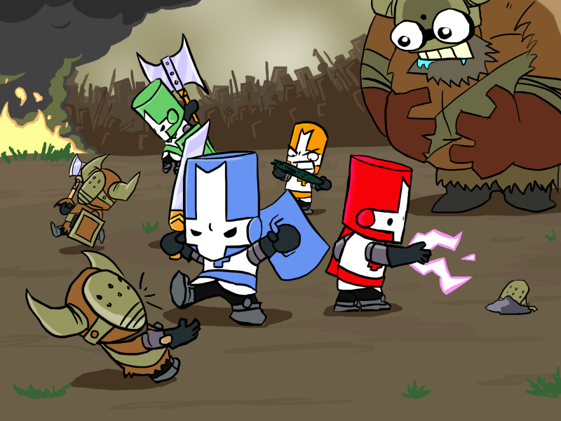 castle crashers characters names