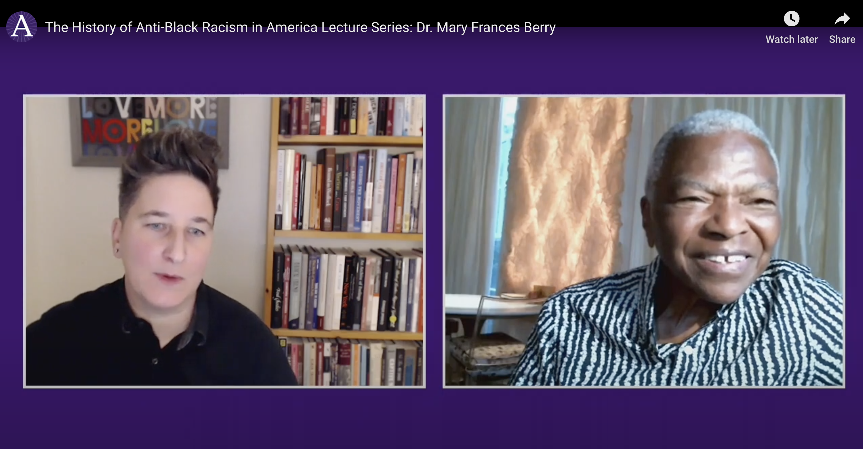 Anti-Racism Lecture Series Looks to History to "Dent the Wall of Injustice"